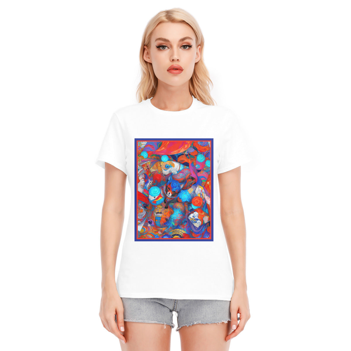 Fantasy Fox 101 -- Unisex O-neck Short Sleeve T-shirt