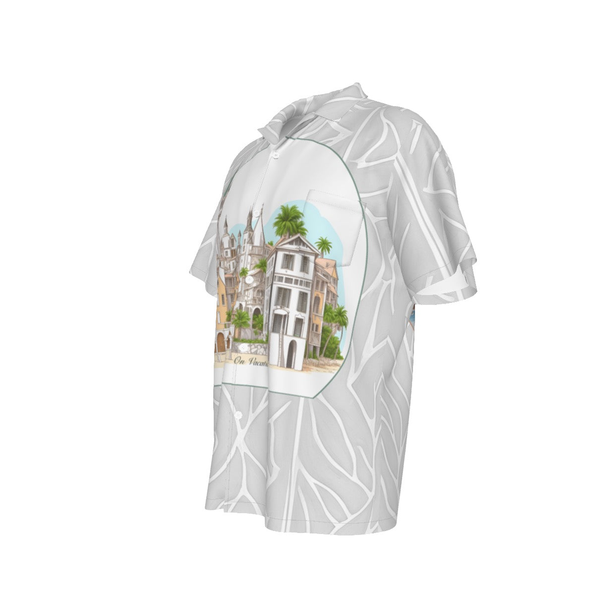 On Vacation -- Men's Hawaiian Shirt With Pocket