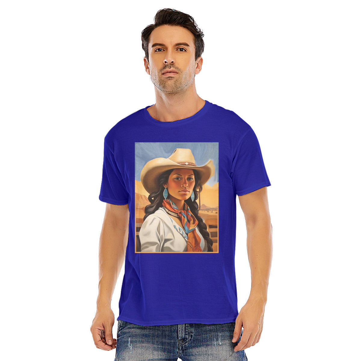Cowgirl 103 -- Unisex O-neck Short Sleeve T-shirt