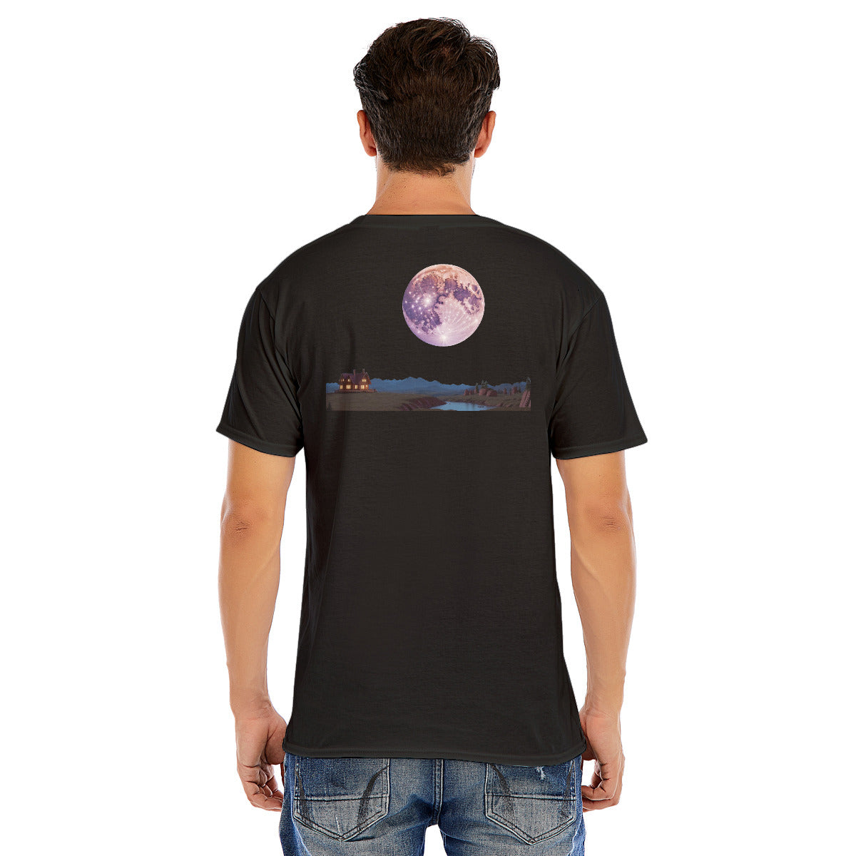 Full Moon 102 --Unisex O-neck Short Sleeve T-shirt