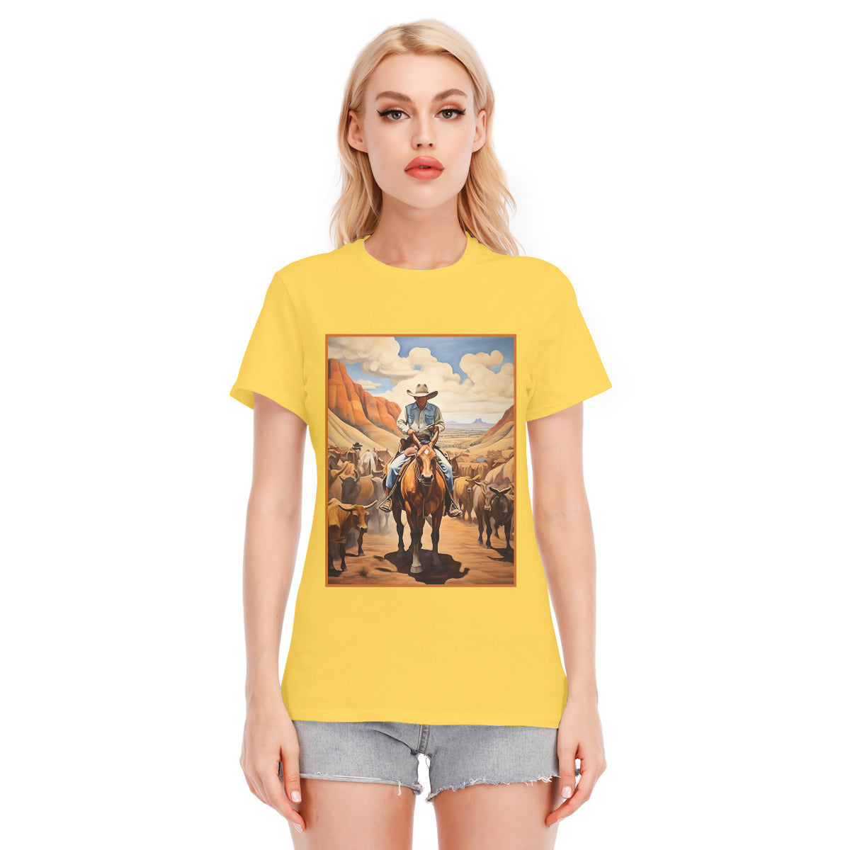 Cowboy 109 -- Unisex O-neck Short Sleeve T-shirt