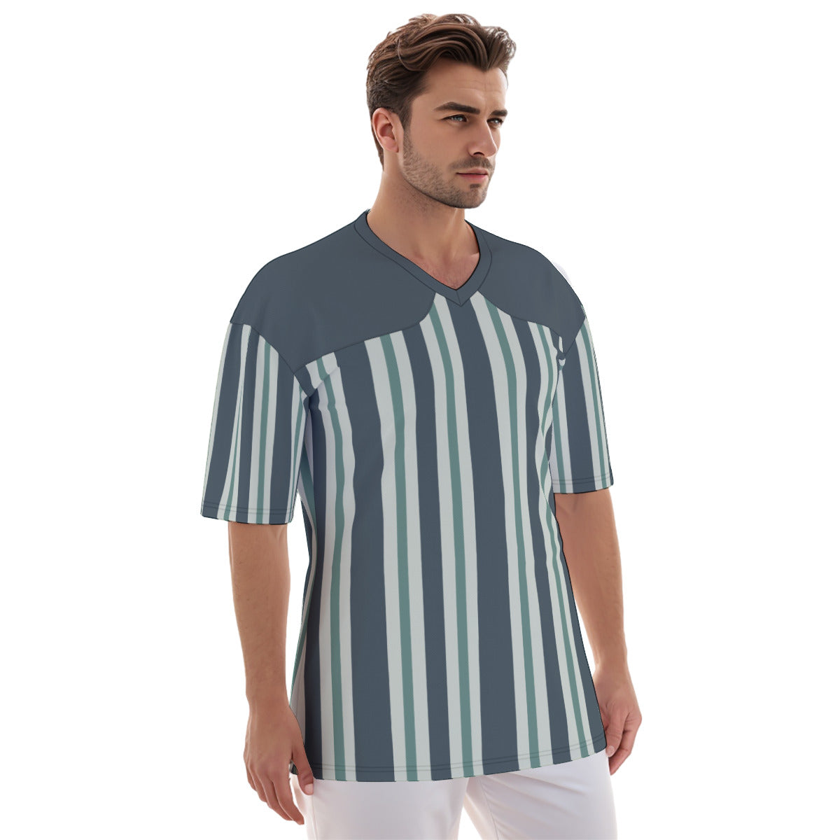 Stripes 111 -- Men's Football Jersey