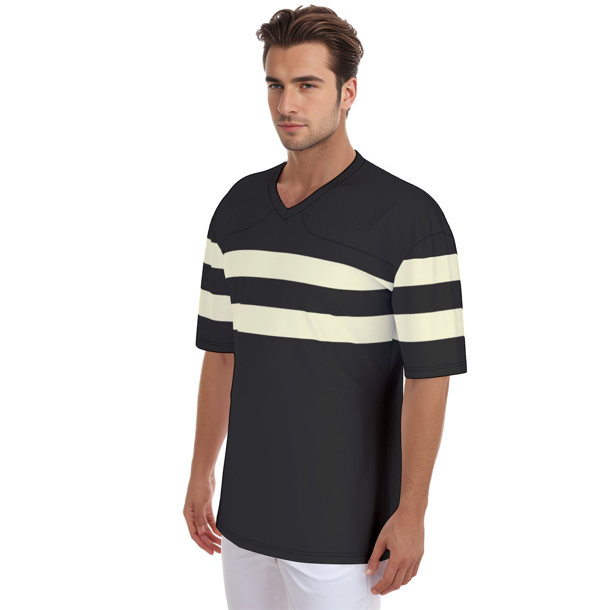 Black -- Men's Football Jersey
