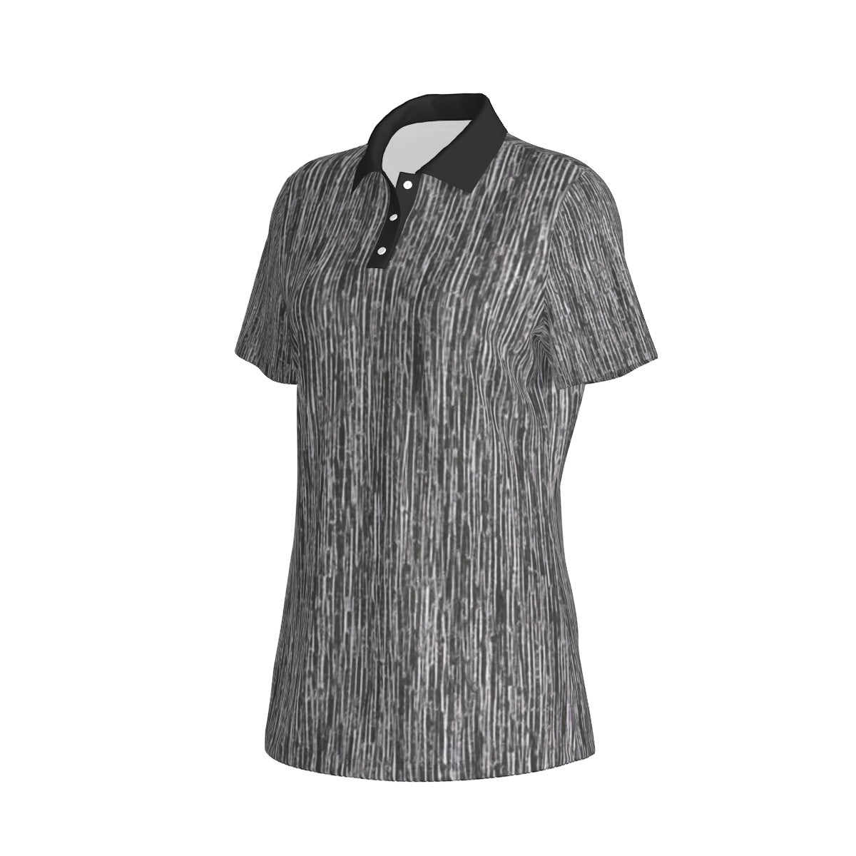 B&W -- Women's Polo Collar Jersey