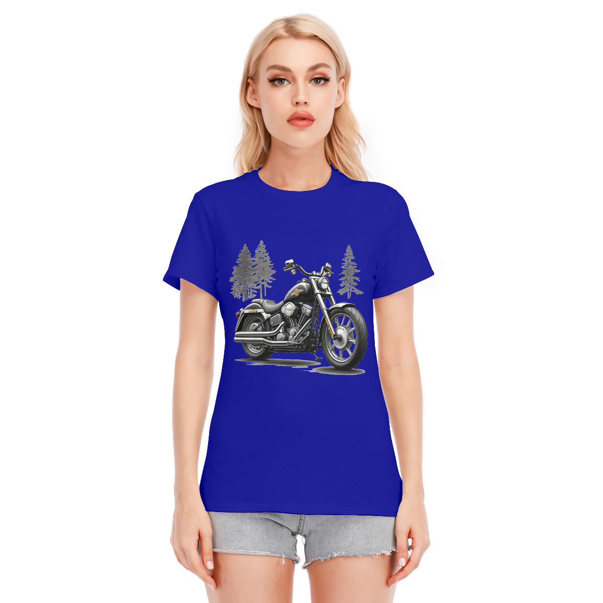 Motorcycle 108 -- Unisex O-neck Short Sleeve T-shirt