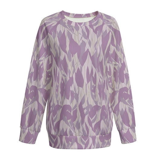 Lavender Women's Sweatshirt With Raglan Sleeve | Interlock