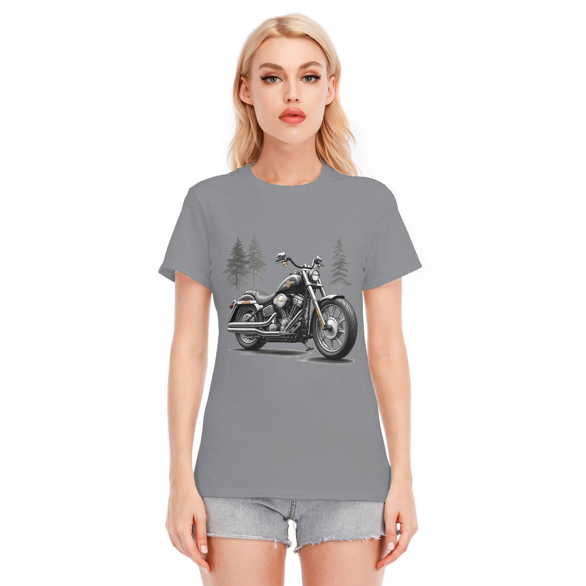 Motorcycle 108 -- Unisex O-neck Short Sleeve T-shirt