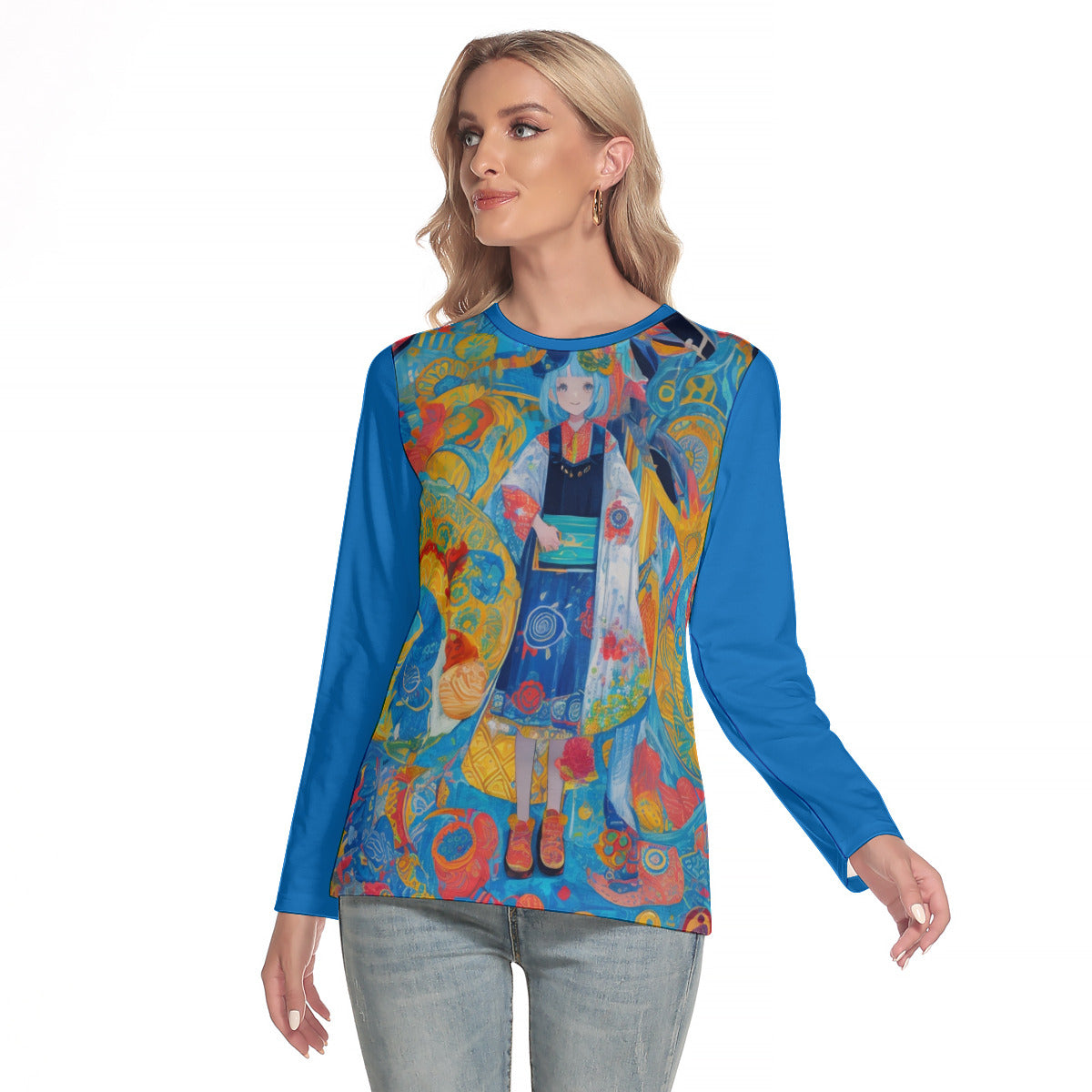 Fantasy Girl -- Women's O-neck Long Sleeve T-shirt