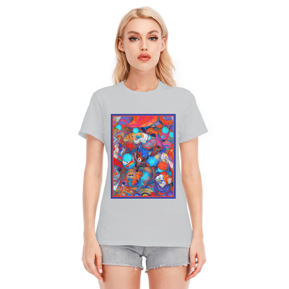 Fantasy Fox 101 -- Unisex O-neck Short Sleeve T-shirt