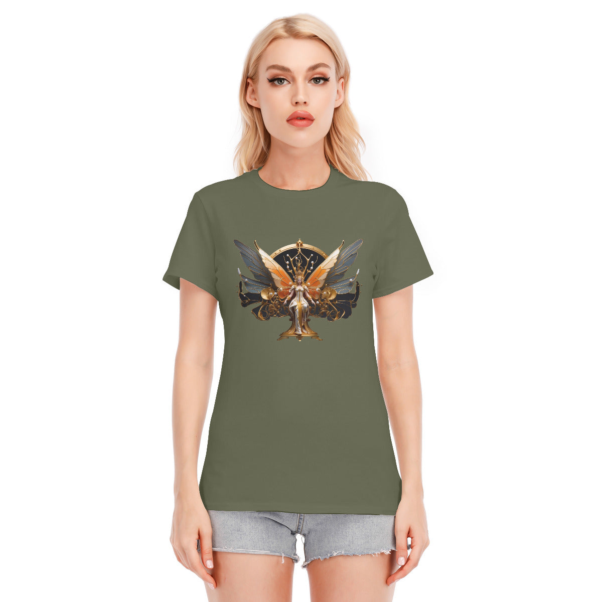 Sphinx Butterfly -- Unisex O-neck Short Sleeve T-shirt