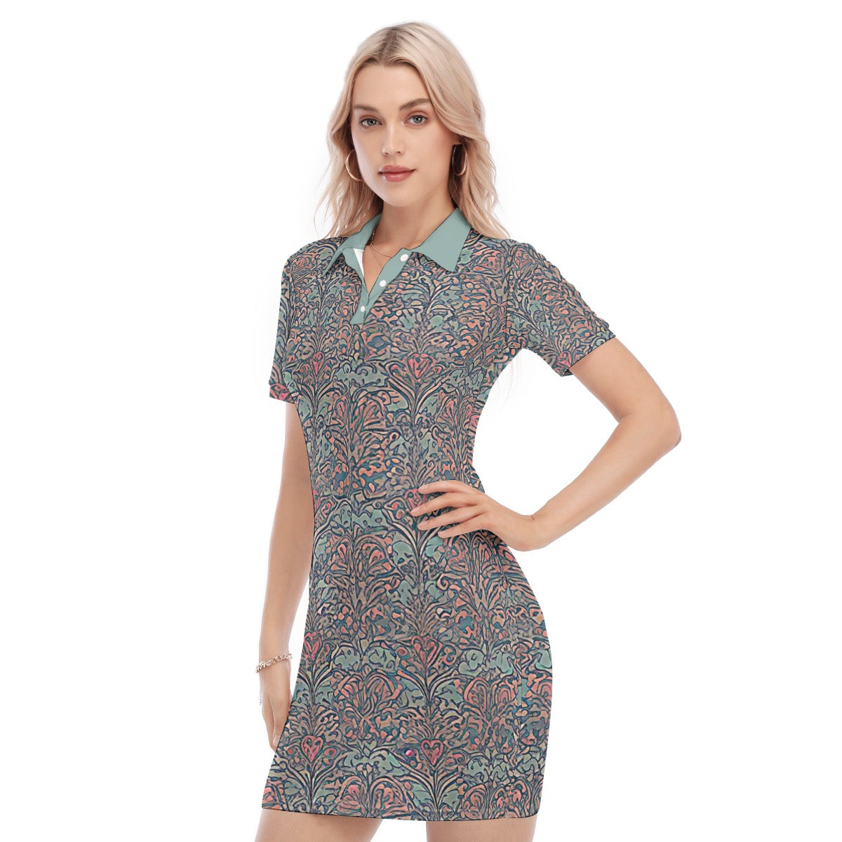 Comfort -- Women's Polo Collar Dress