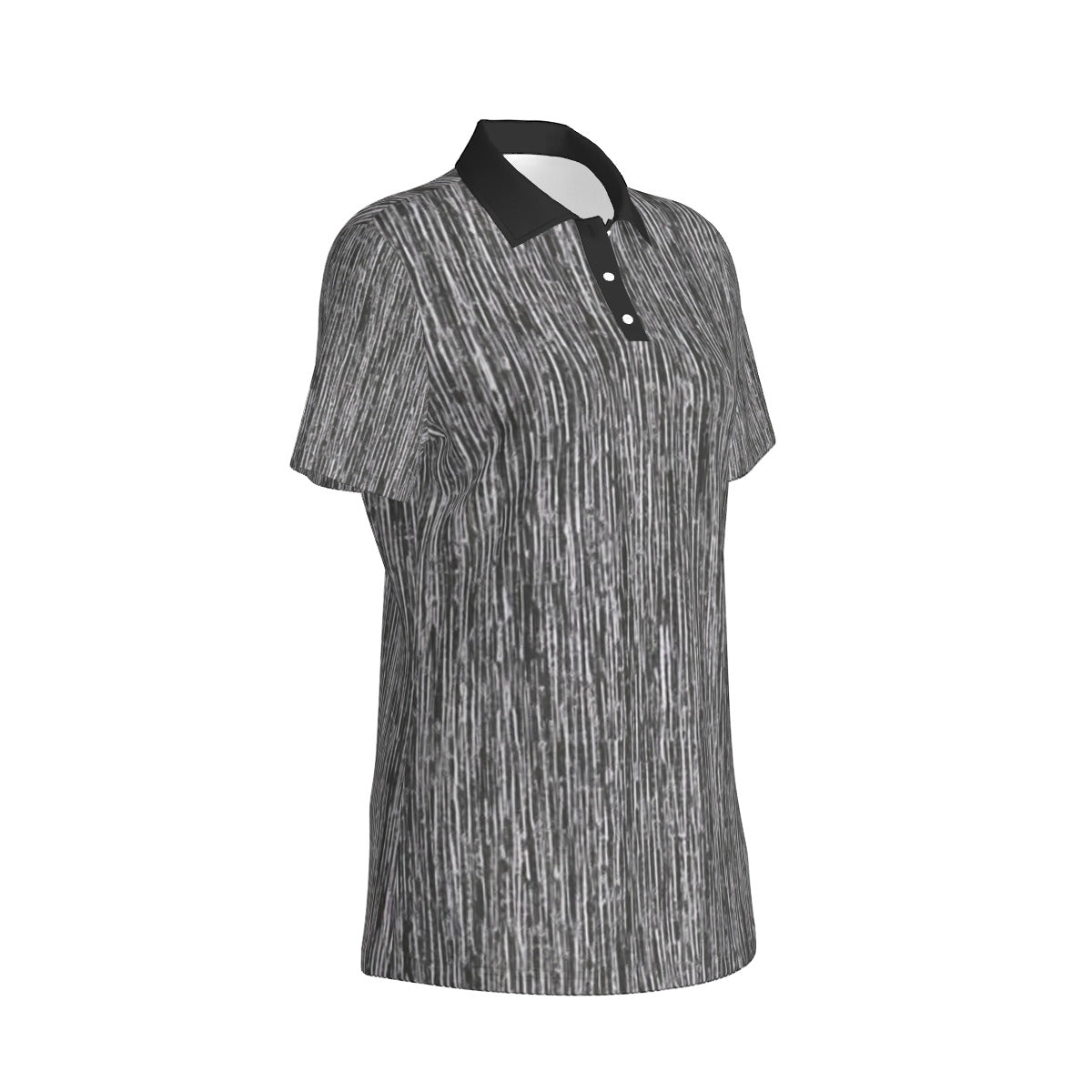 B&W -- Women's Polo Collar Jersey