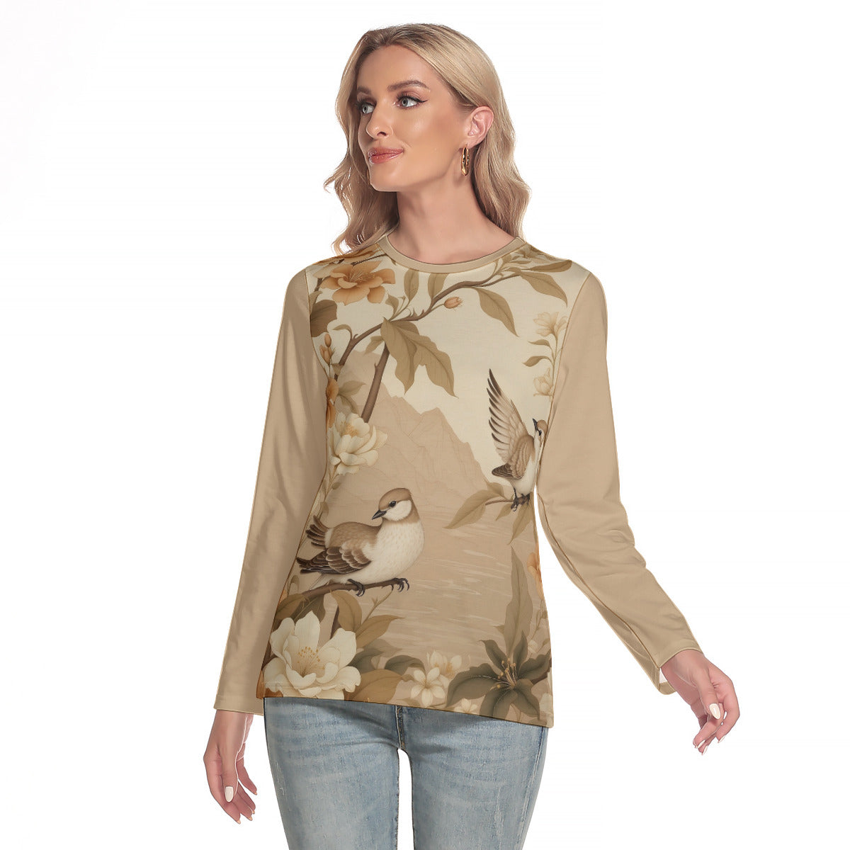 Fantasy Song 102 -- Women's O-neck Long Sleeve T-shirt