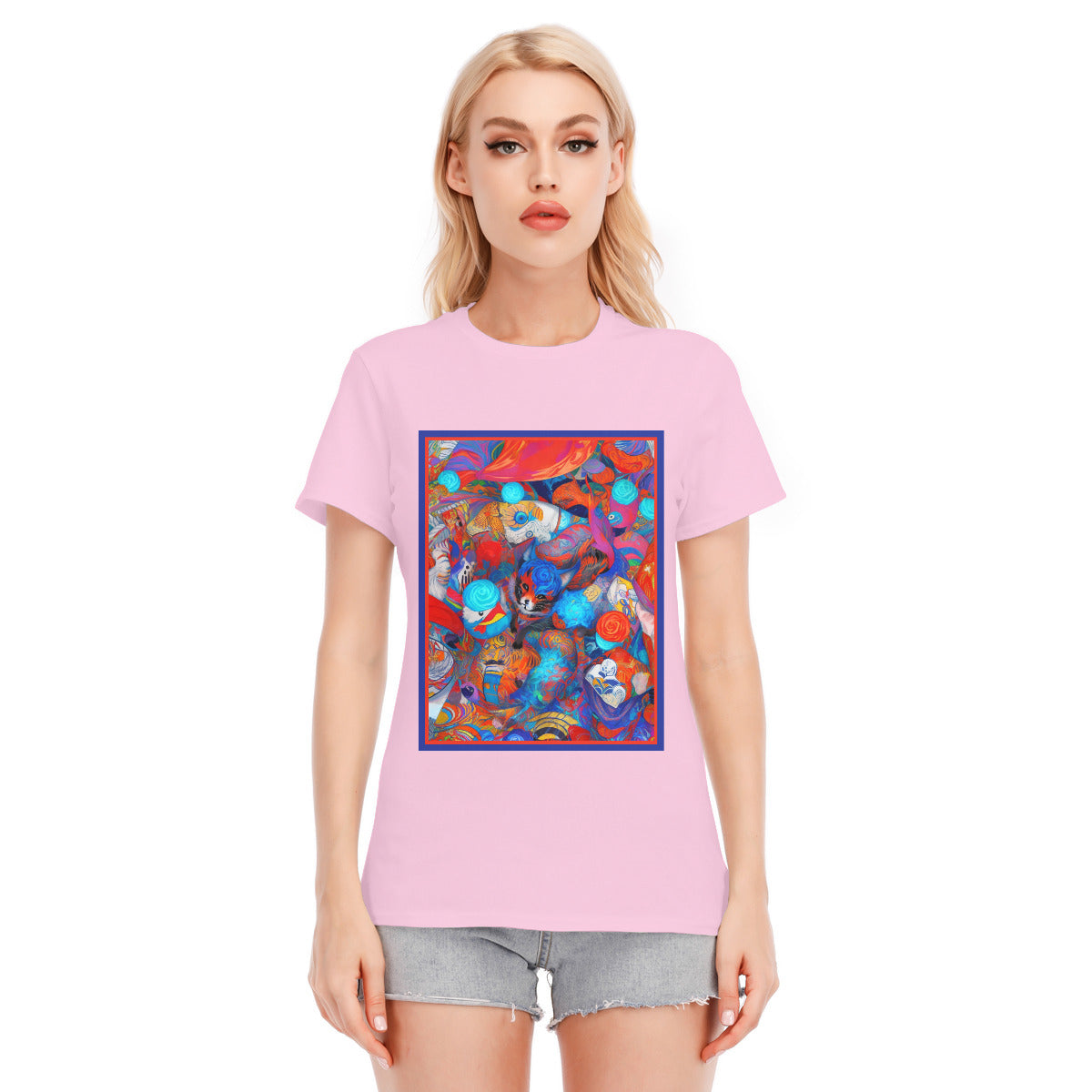 Fantasy Fox 101 -- Unisex O-neck Short Sleeve T-shirt