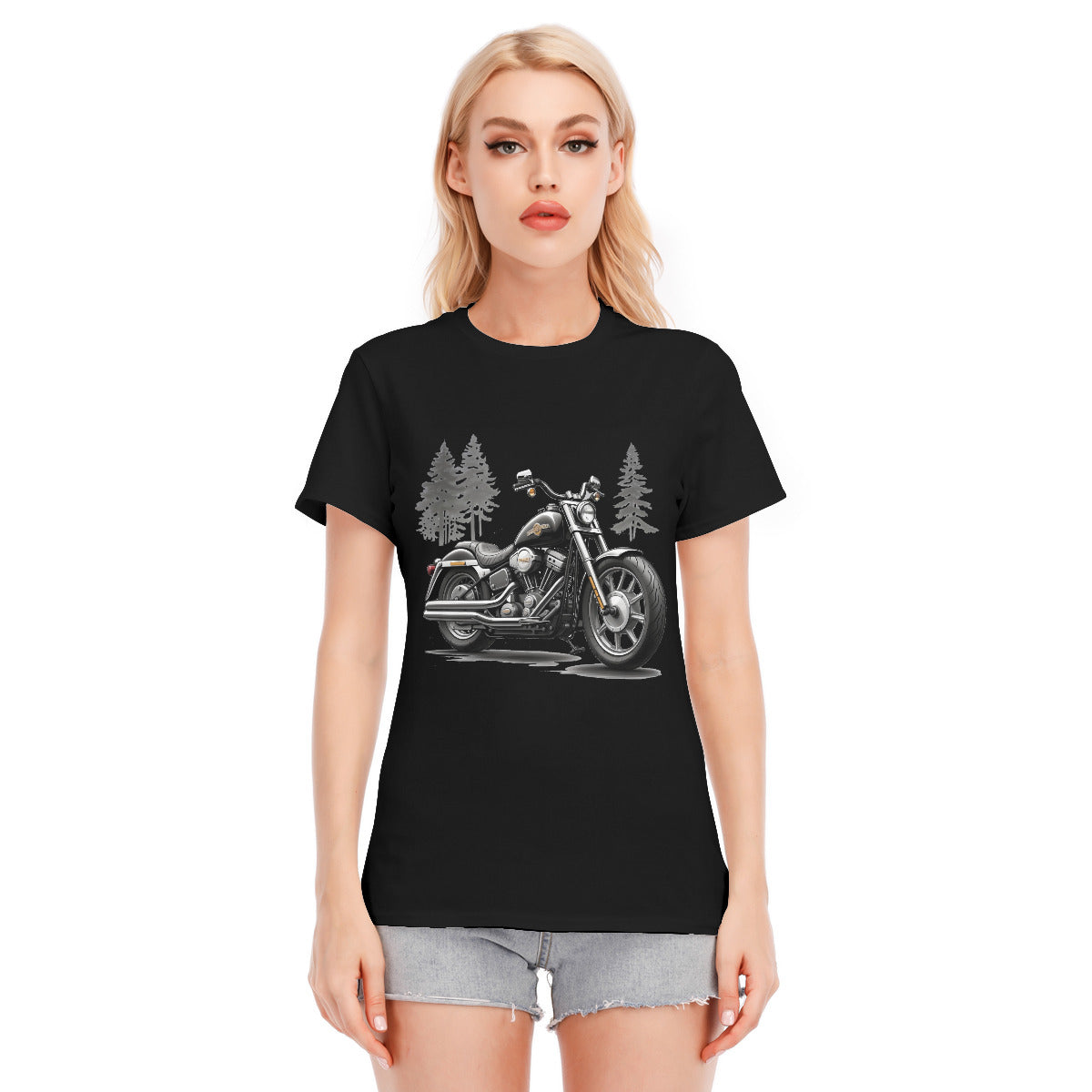 Motorcycle 108 -- Unisex O-neck Short Sleeve T-shirt