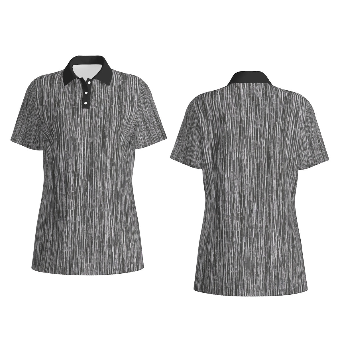 B&W -- Women's Polo Collar Jersey