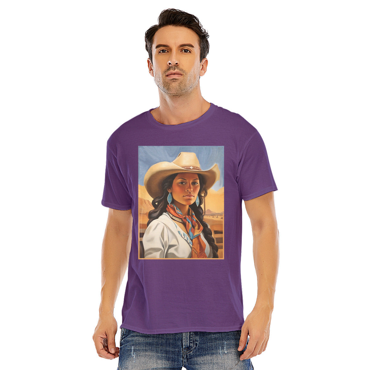 Cowgirl 103 -- Unisex O-neck Short Sleeve T-shirt