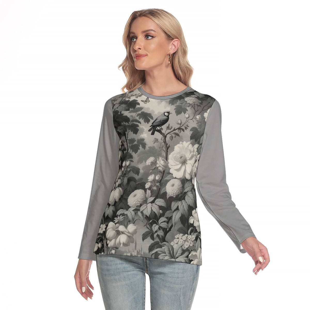 Fantasy Toile -- Women's O-neck Long Sleeve T-shirt