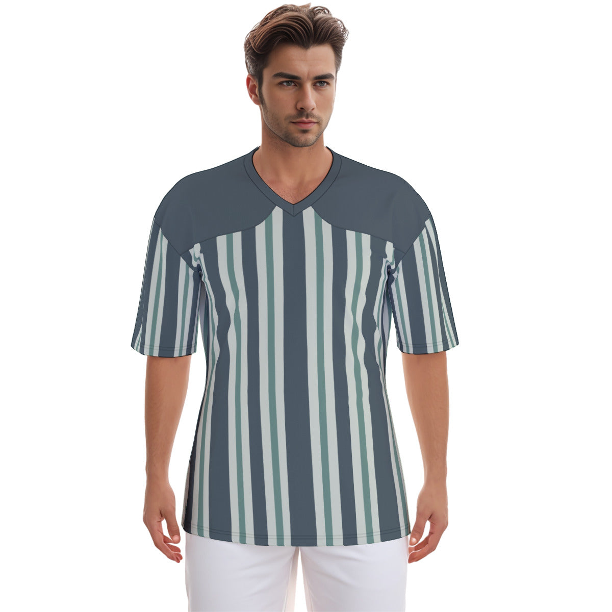 Stripes 111 -- Men's Football Jersey