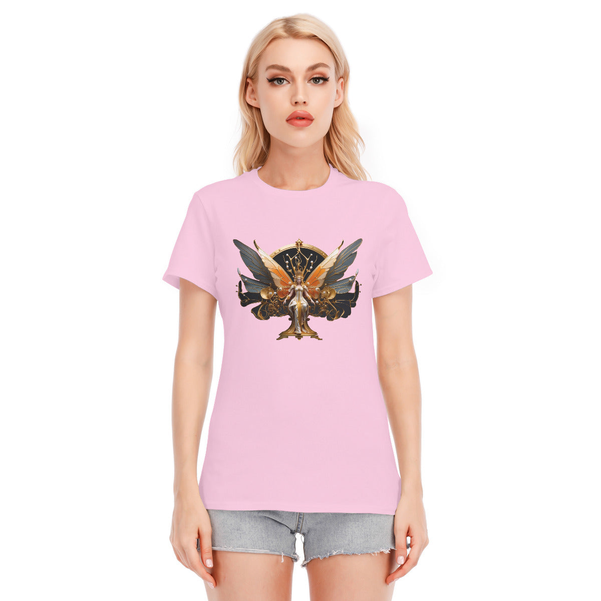 Sphinx Butterfly -- Unisex O-neck Short Sleeve T-shirt