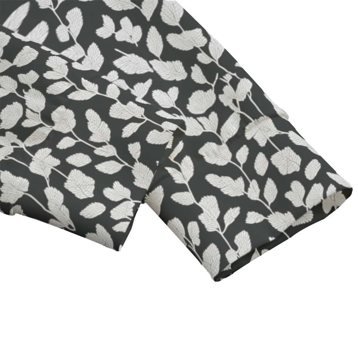 B&W Leaves -- Women's Sweatshirt With Raglan Sleeve | Interlock