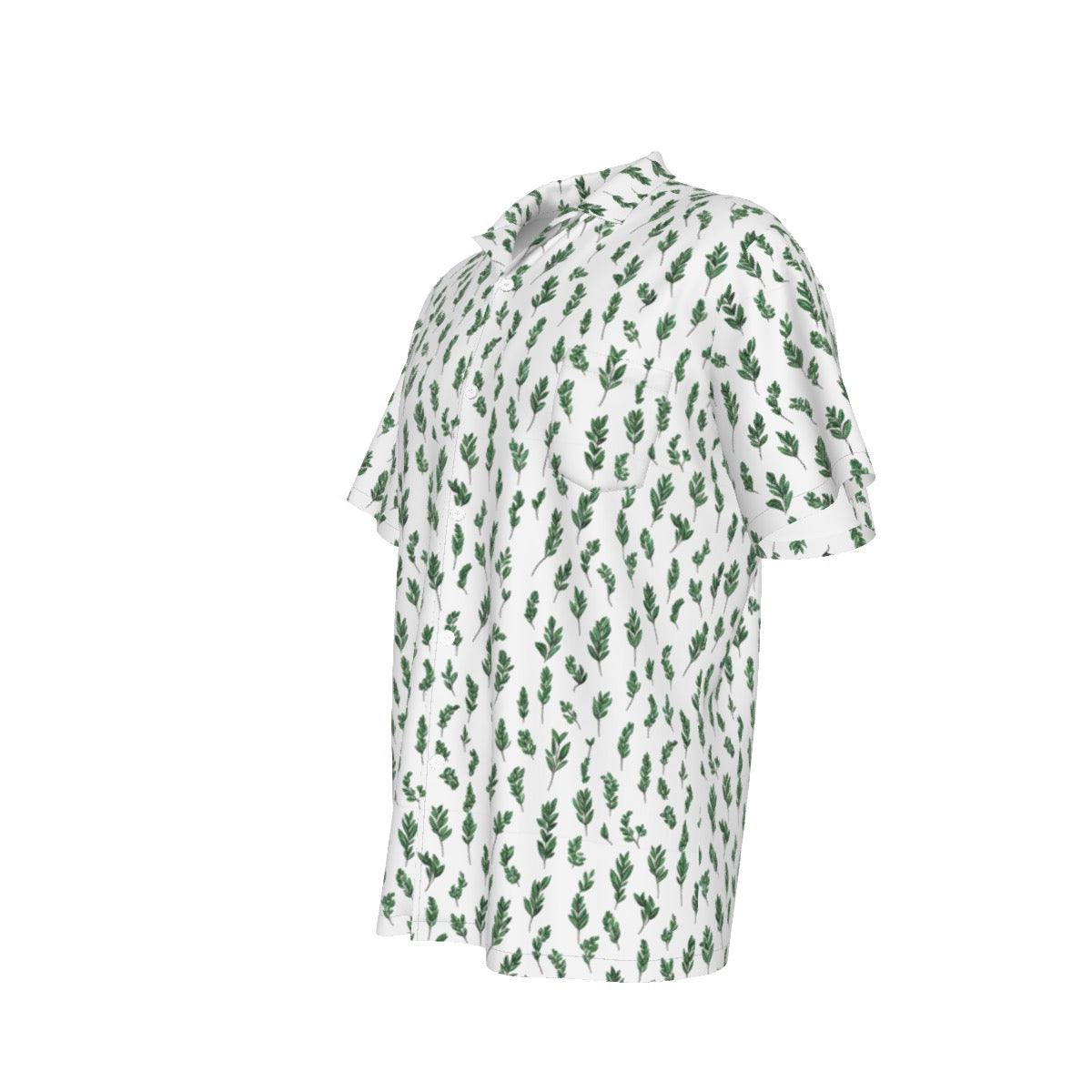Herbs -- Men's Hawaiian Shirt With Pocket