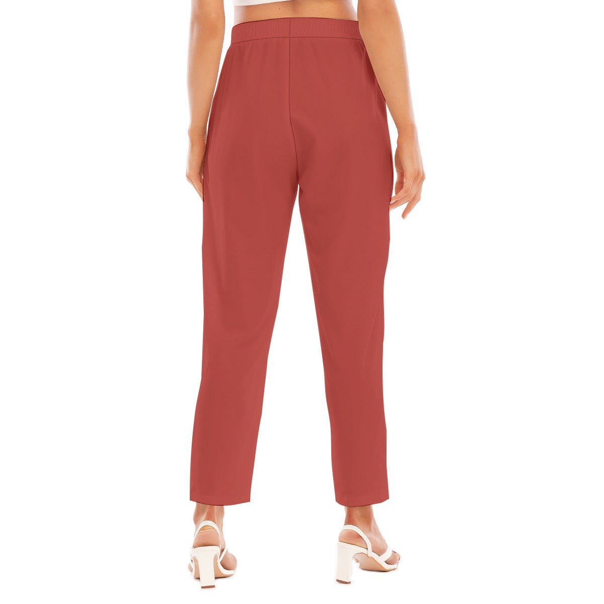 Red -- Women's Loose Straight-leg Pants