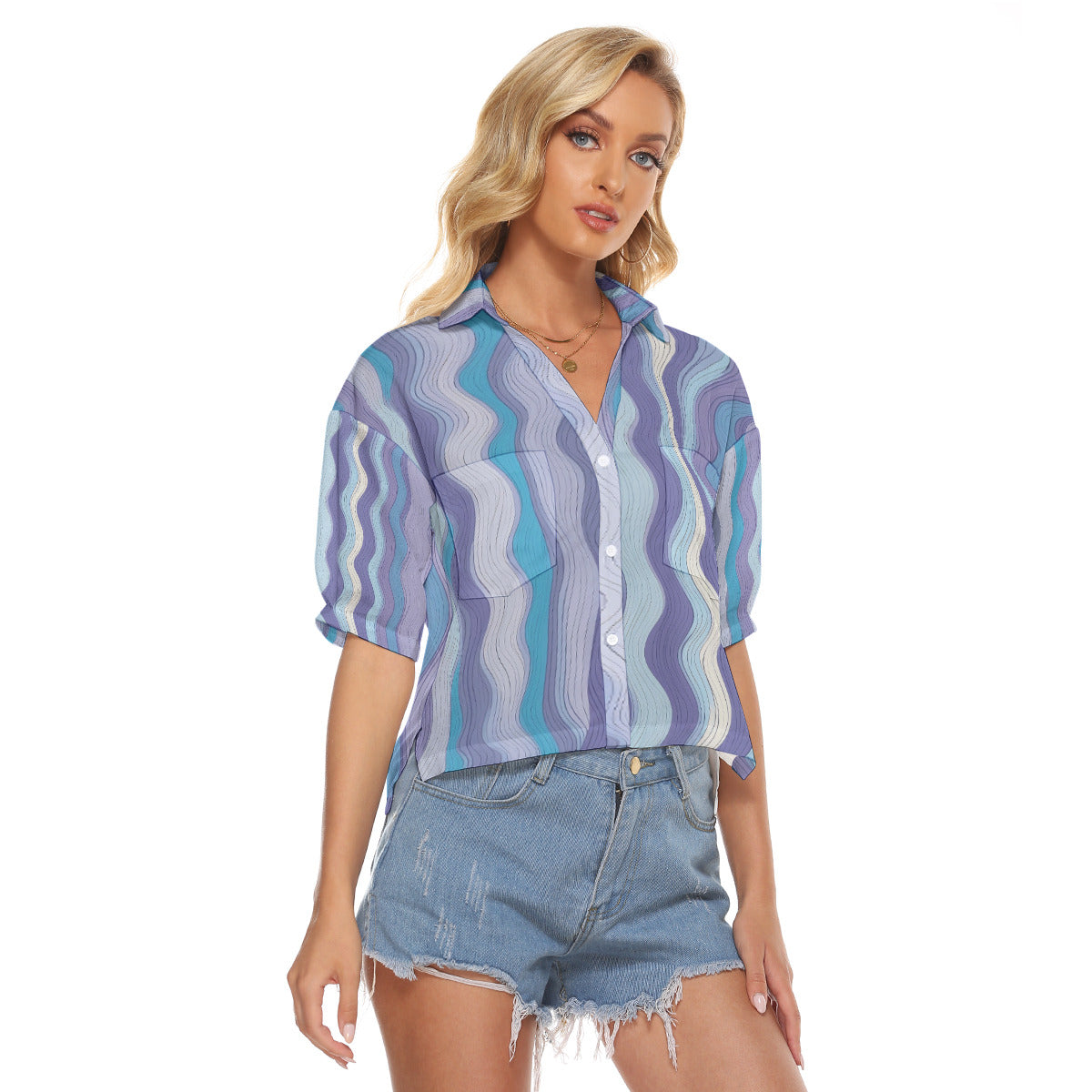 Shimmy -- Women's V-neck Shirts
