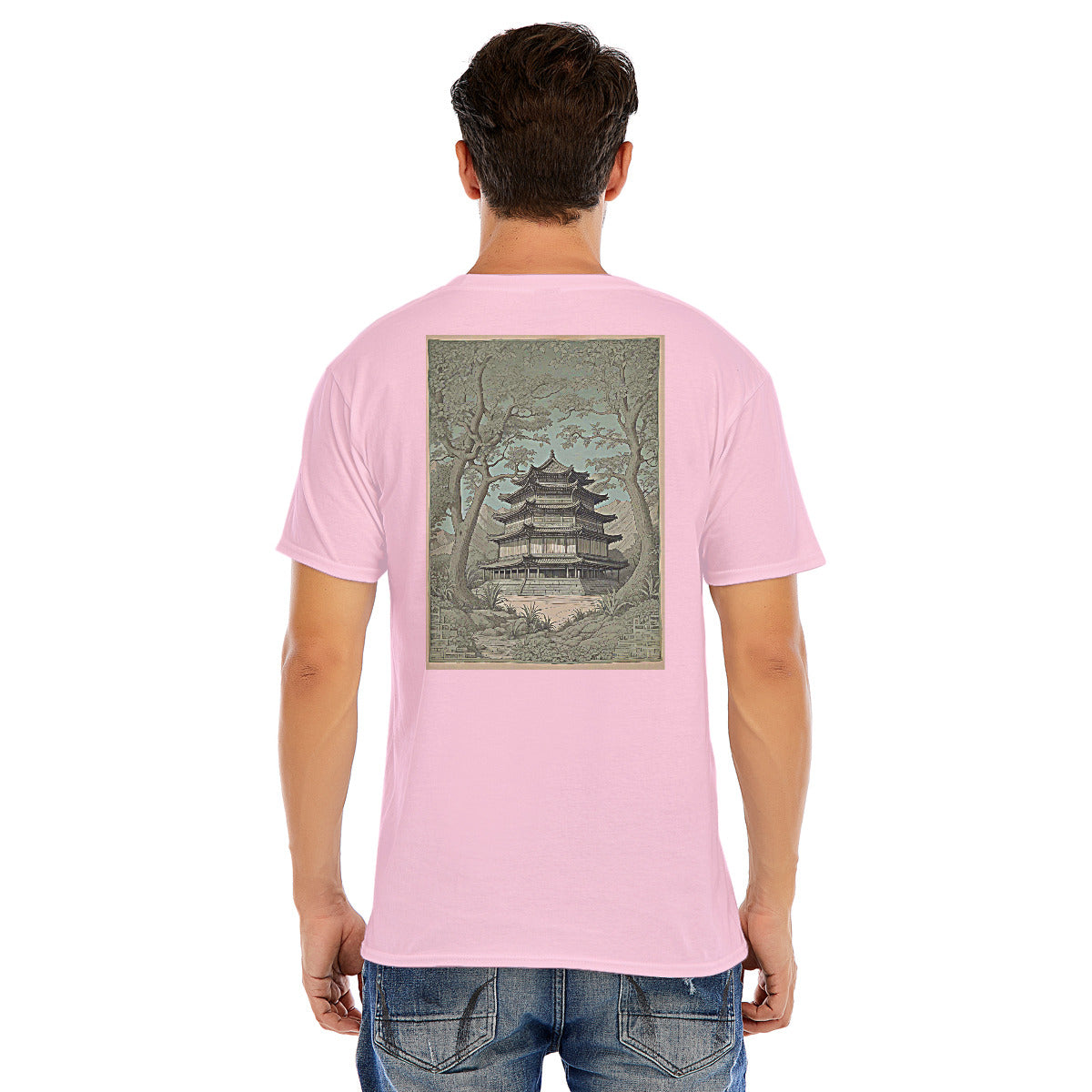Pagoda 101 -- Unisex O-neck Short Sleeve T-shirt