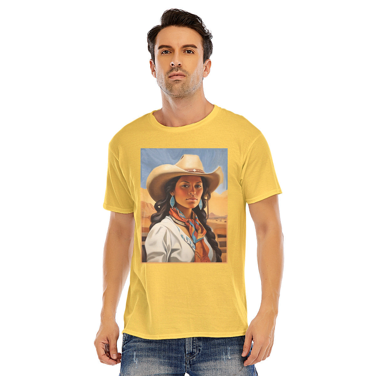 Cowgirl 103 -- Unisex O-neck Short Sleeve T-shirt