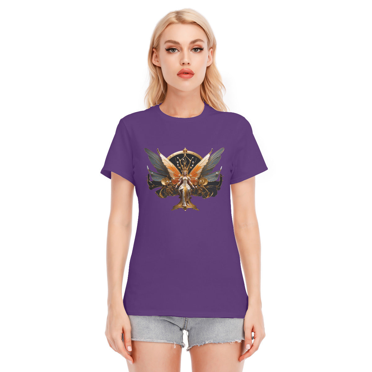 Sphinx Butterfly -- Unisex O-neck Short Sleeve T-shirt