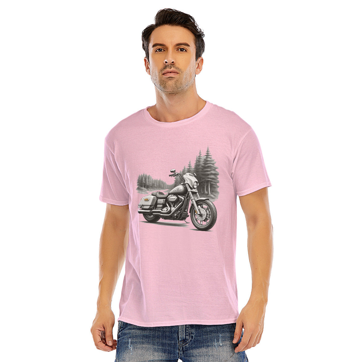 Motorcycle 111 -- Unisex O-neck Short Sleeve T-shirt