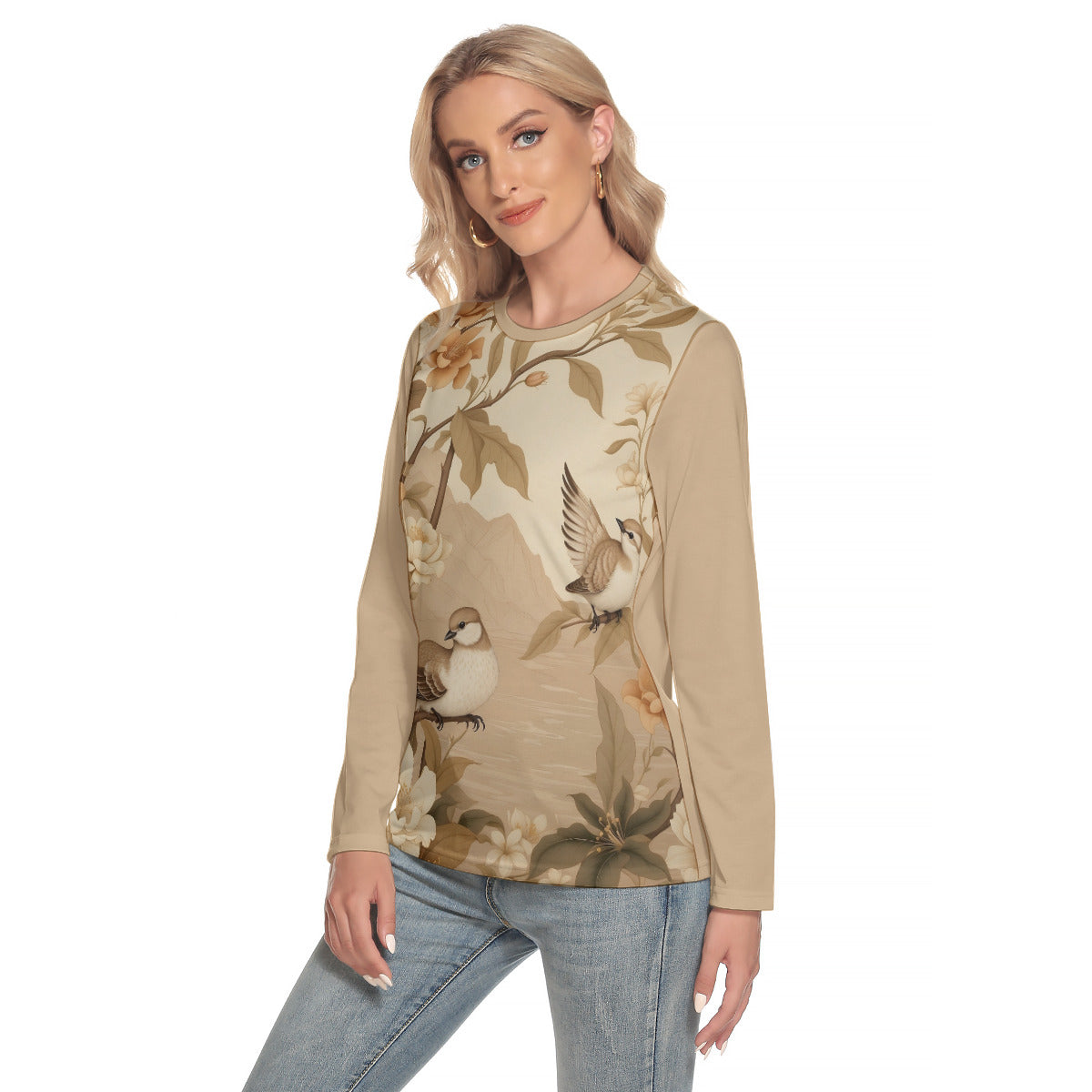 Fantasy Song 102 -- Women's O-neck Long Sleeve T-shirt