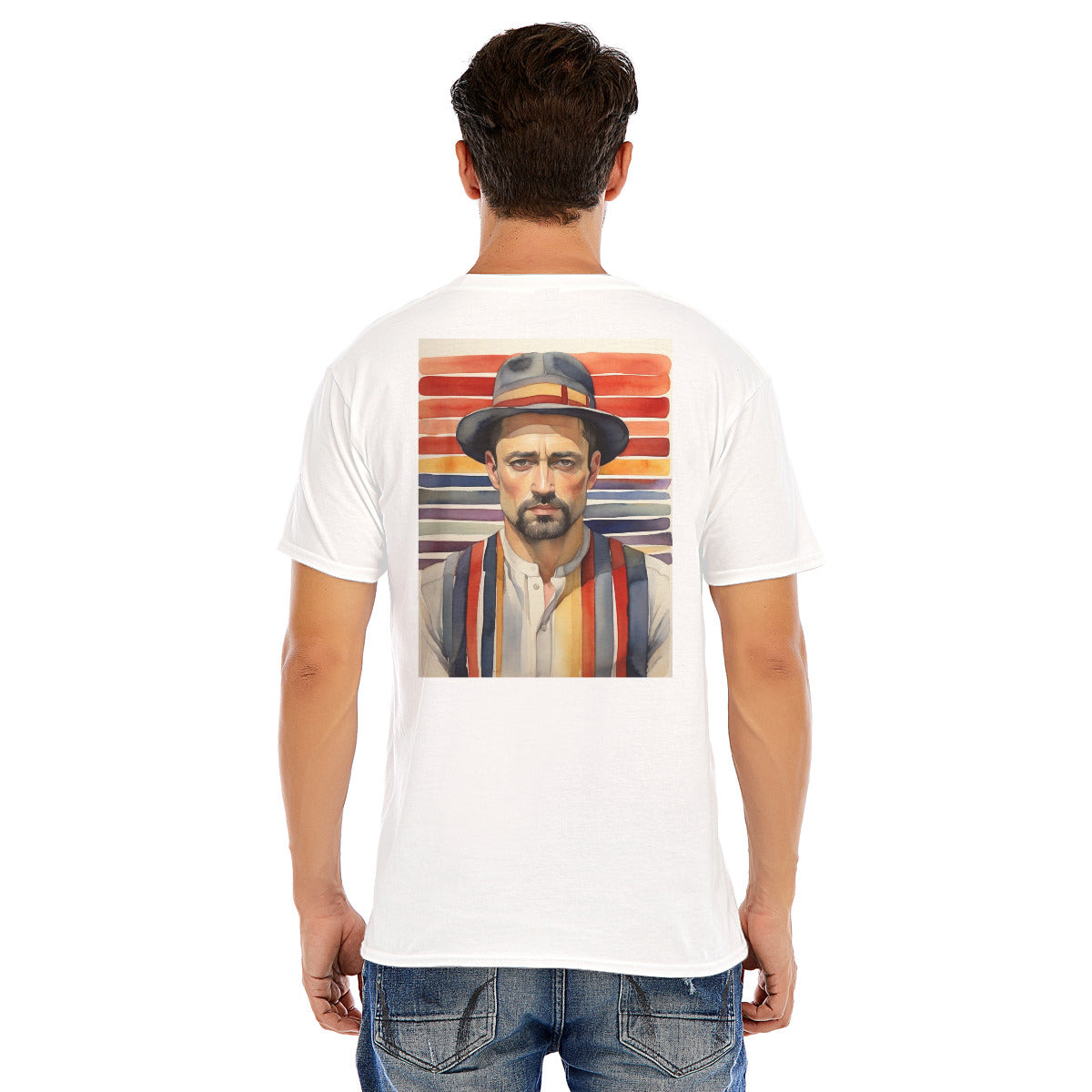 Stripes 106 -- Unisex O-neck Short Sleeve T-shirt
