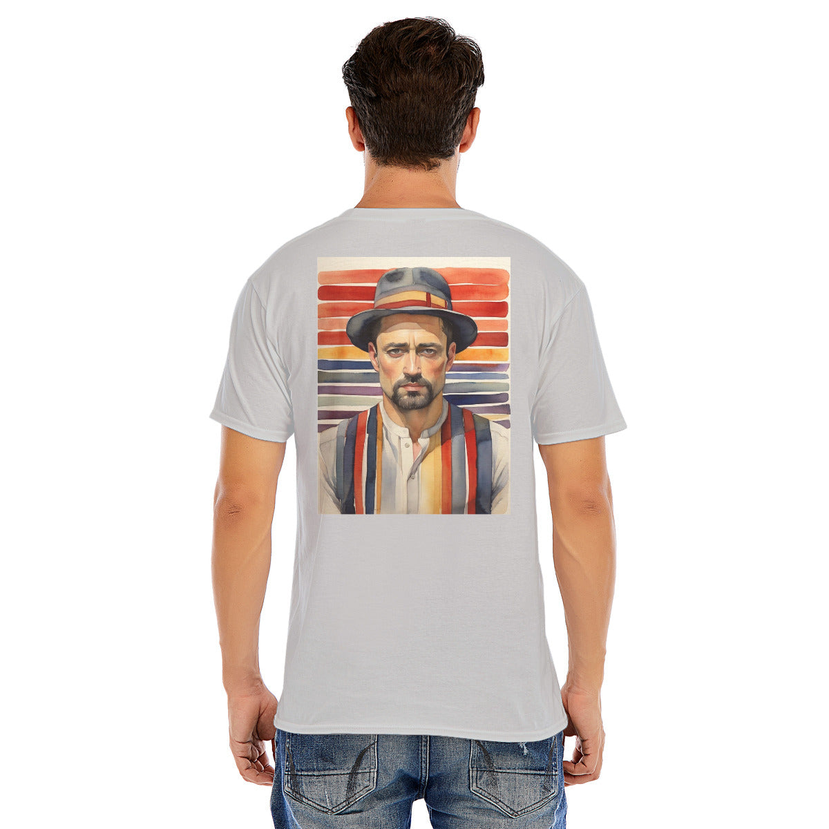 Stripes 106 -- Unisex O-neck Short Sleeve T-shirt