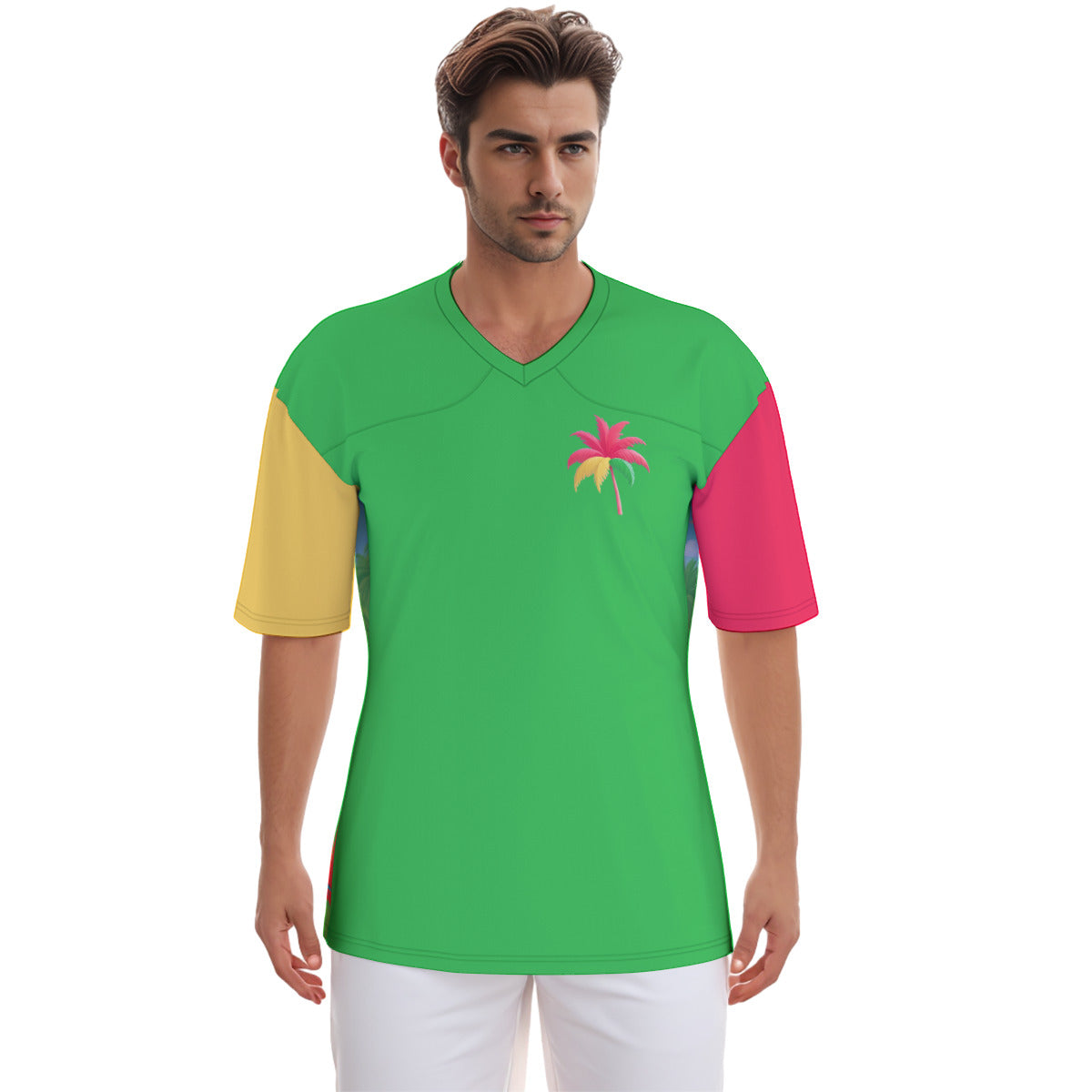 Flamingos -- Men's Football Jersey