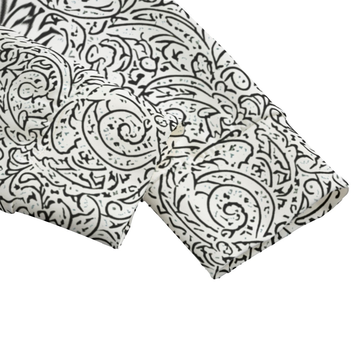 B&W Paisley -- Women's Sweatshirt With Raglan Sleeve | Interlock