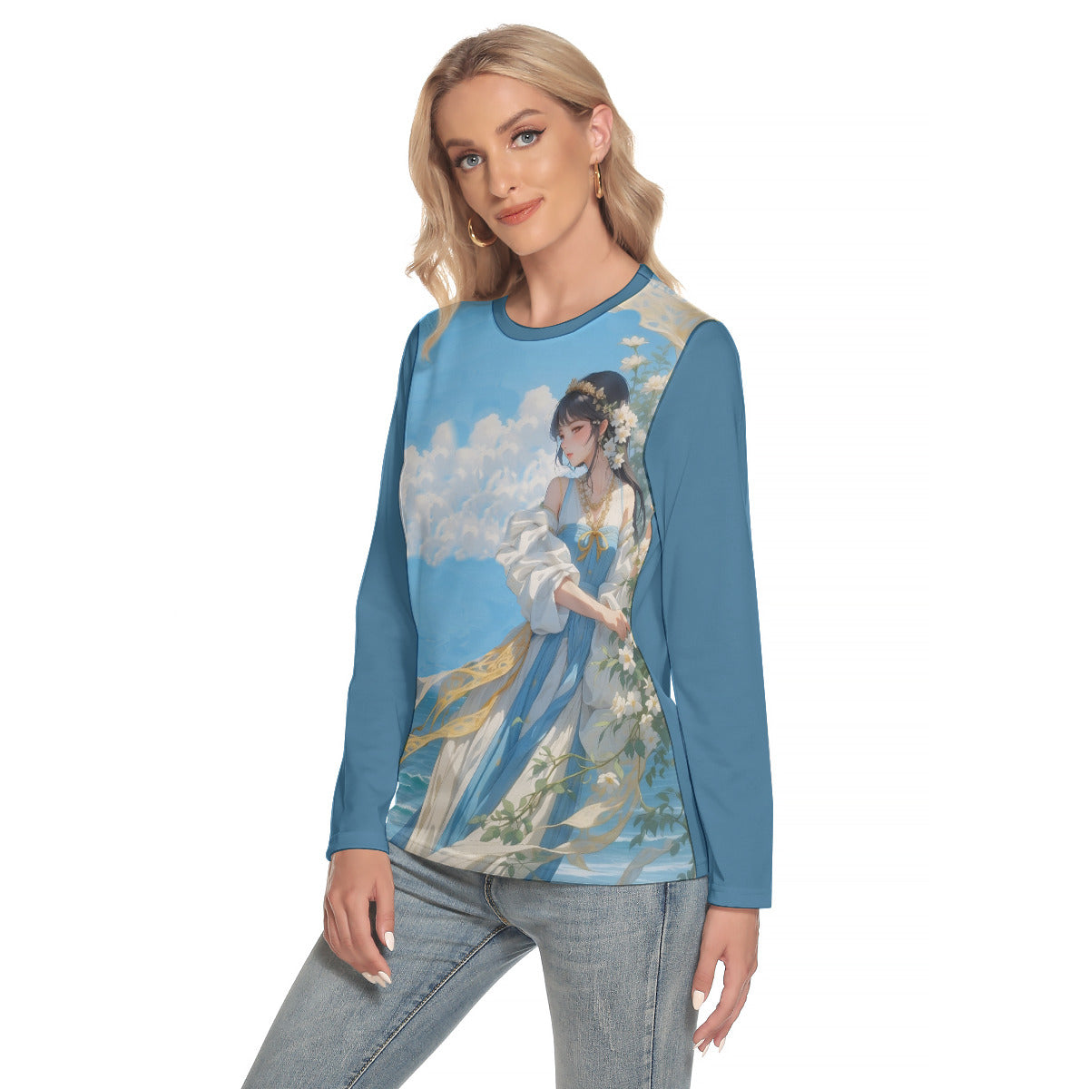 Fantasy 172a -- Women's O-neck Long Sleeve T-shirt