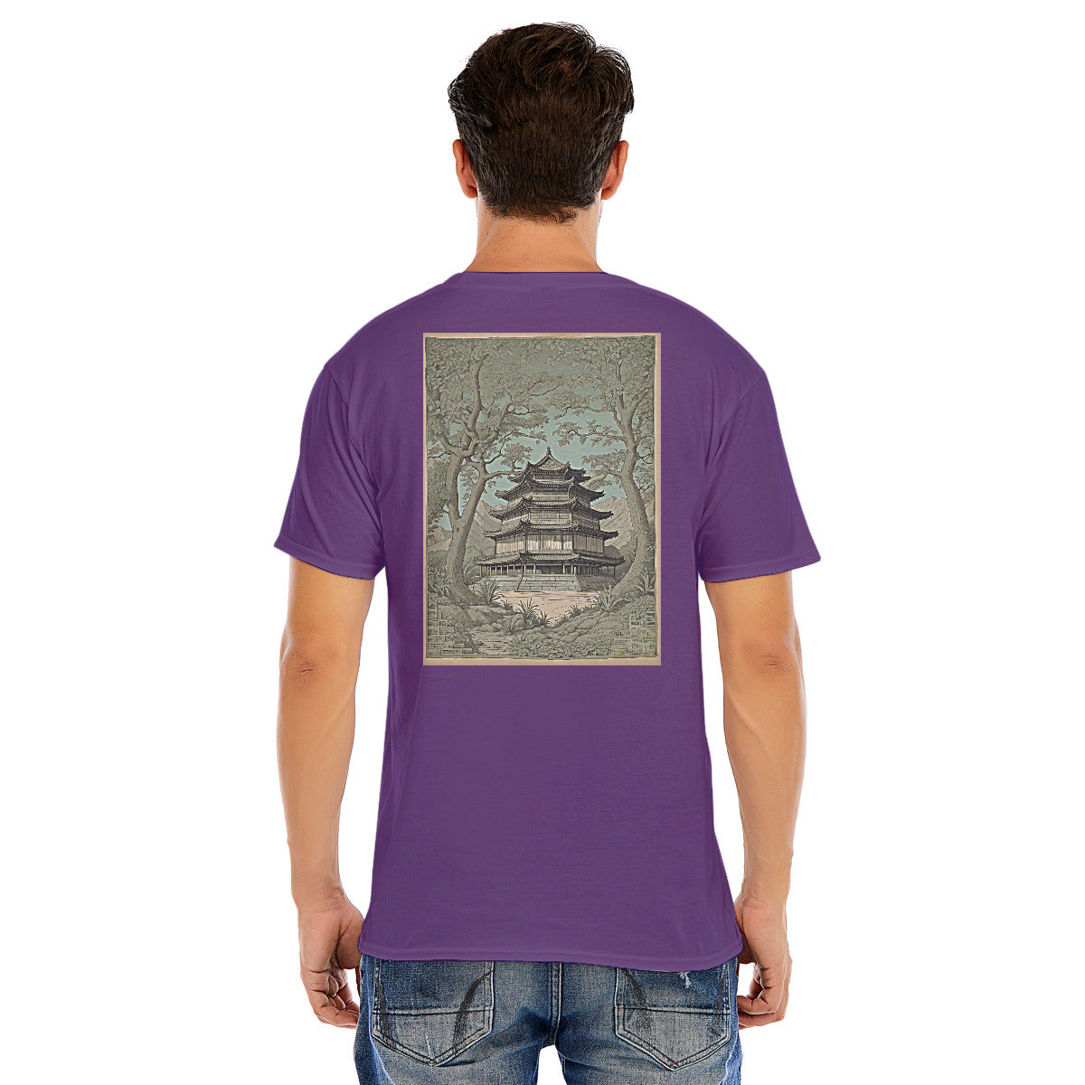 Pagoda 101 -- Unisex O-neck Short Sleeve T-shirt