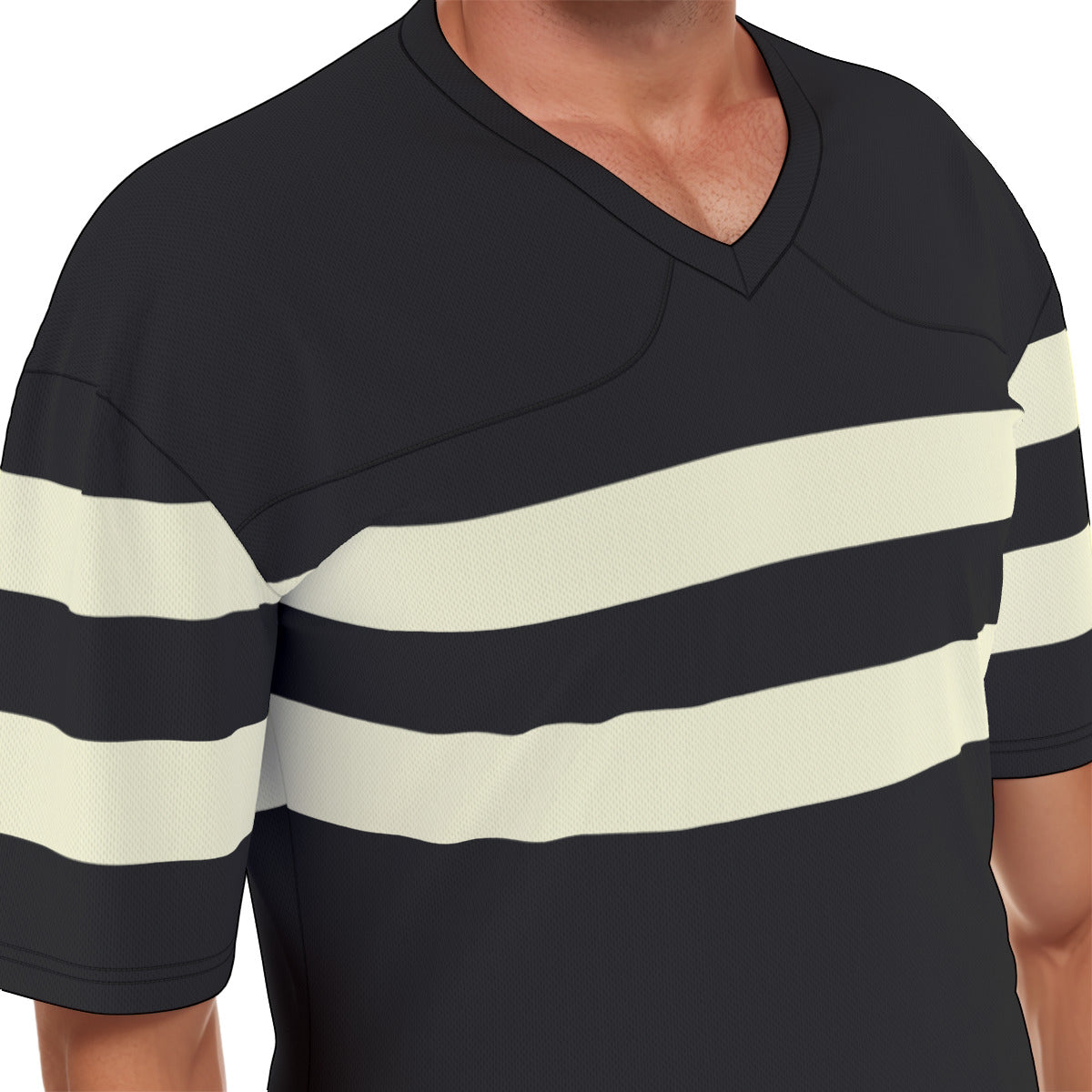 Black -- Men's Football Jersey