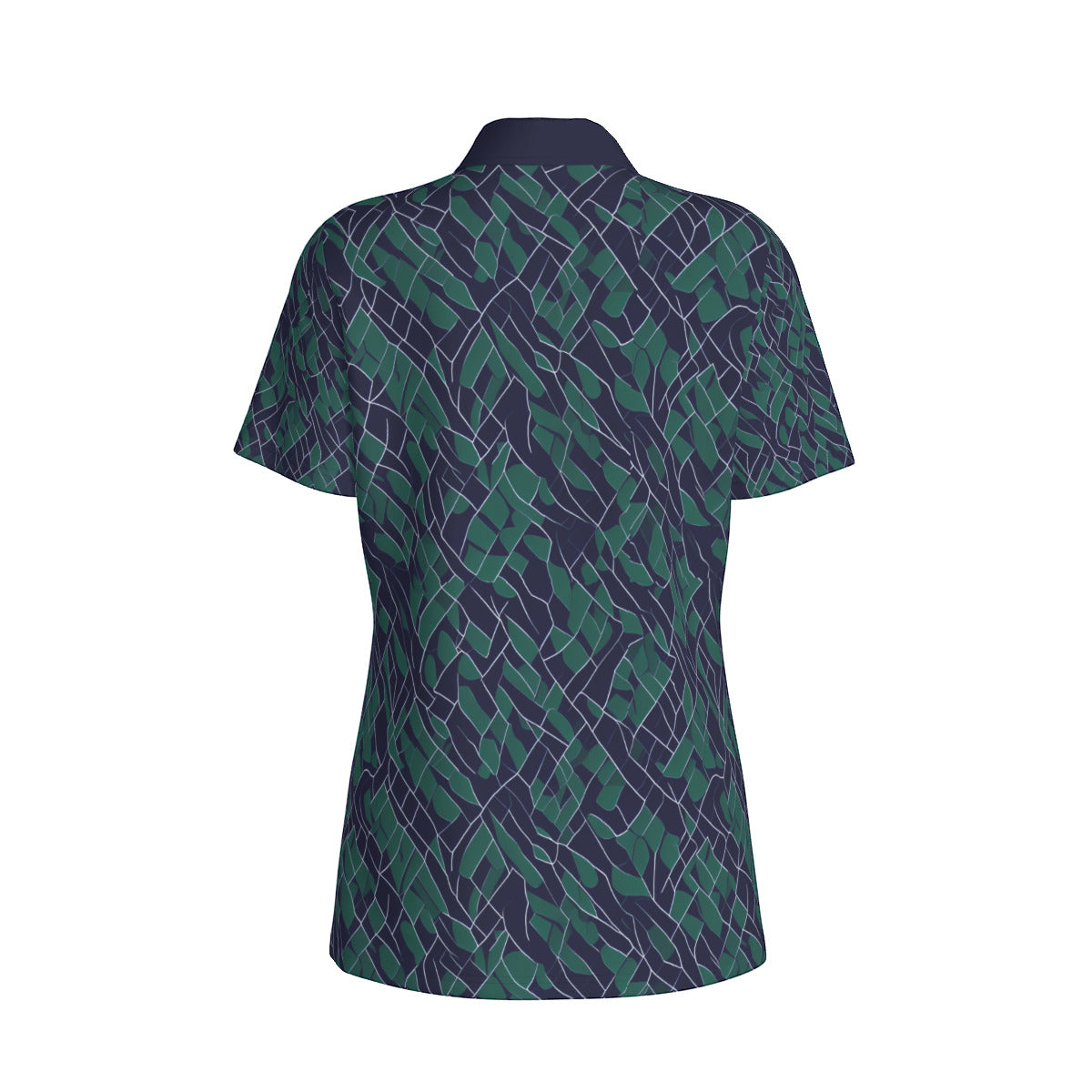 Hawaiian Camo -- Women's Polo Collar Jersey
