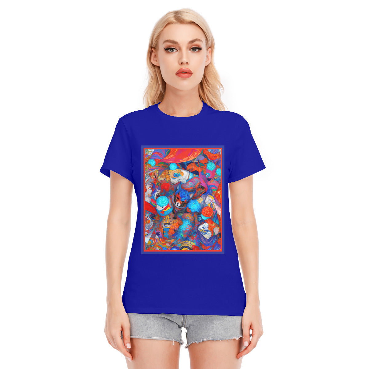 Fantasy Fox 101 -- Unisex O-neck Short Sleeve T-shirt