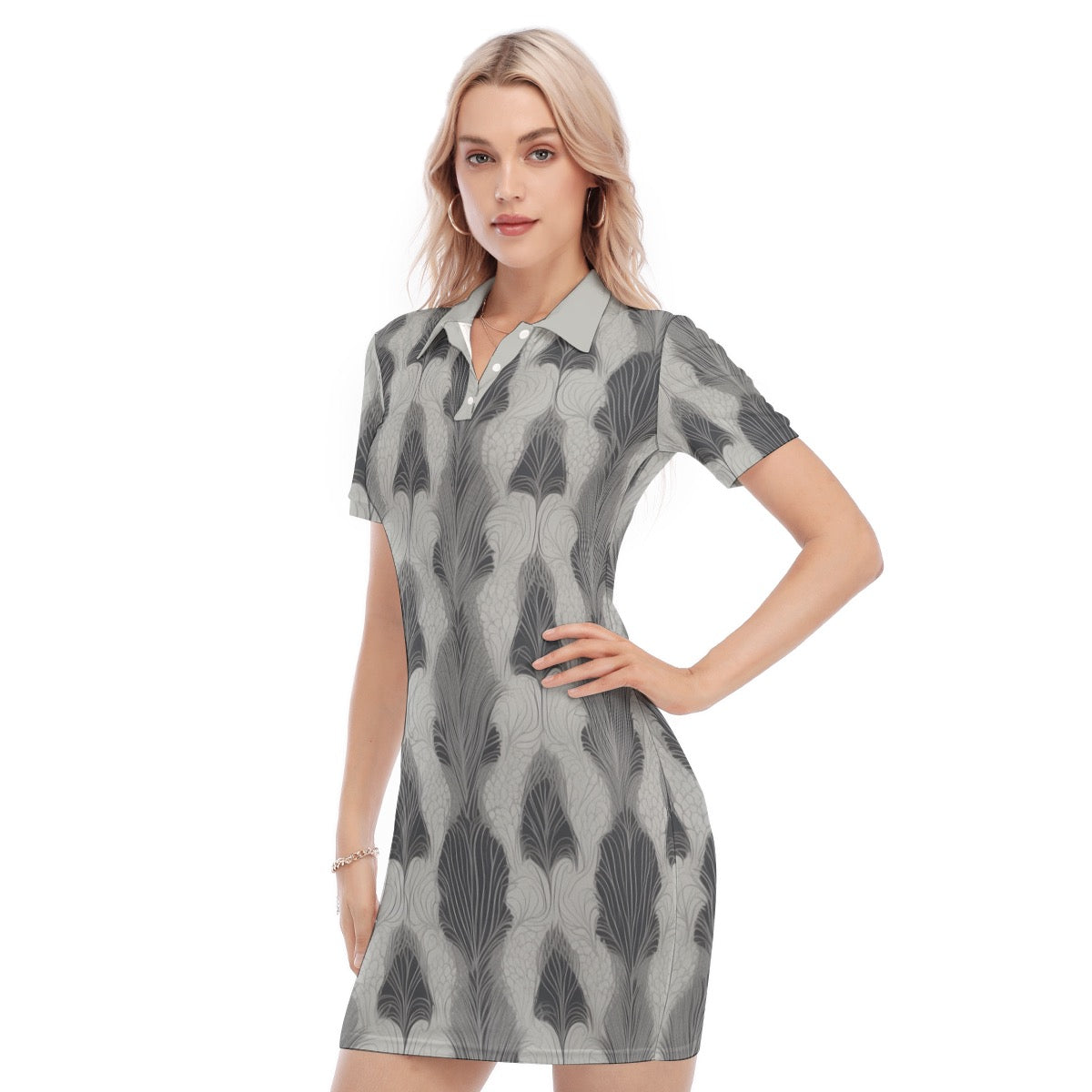 Suzette -- Women's Polo Collar Dress
