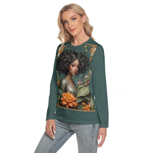 Fantasy Coiffure -- Women's O-neck Long Sleeve T-shirt