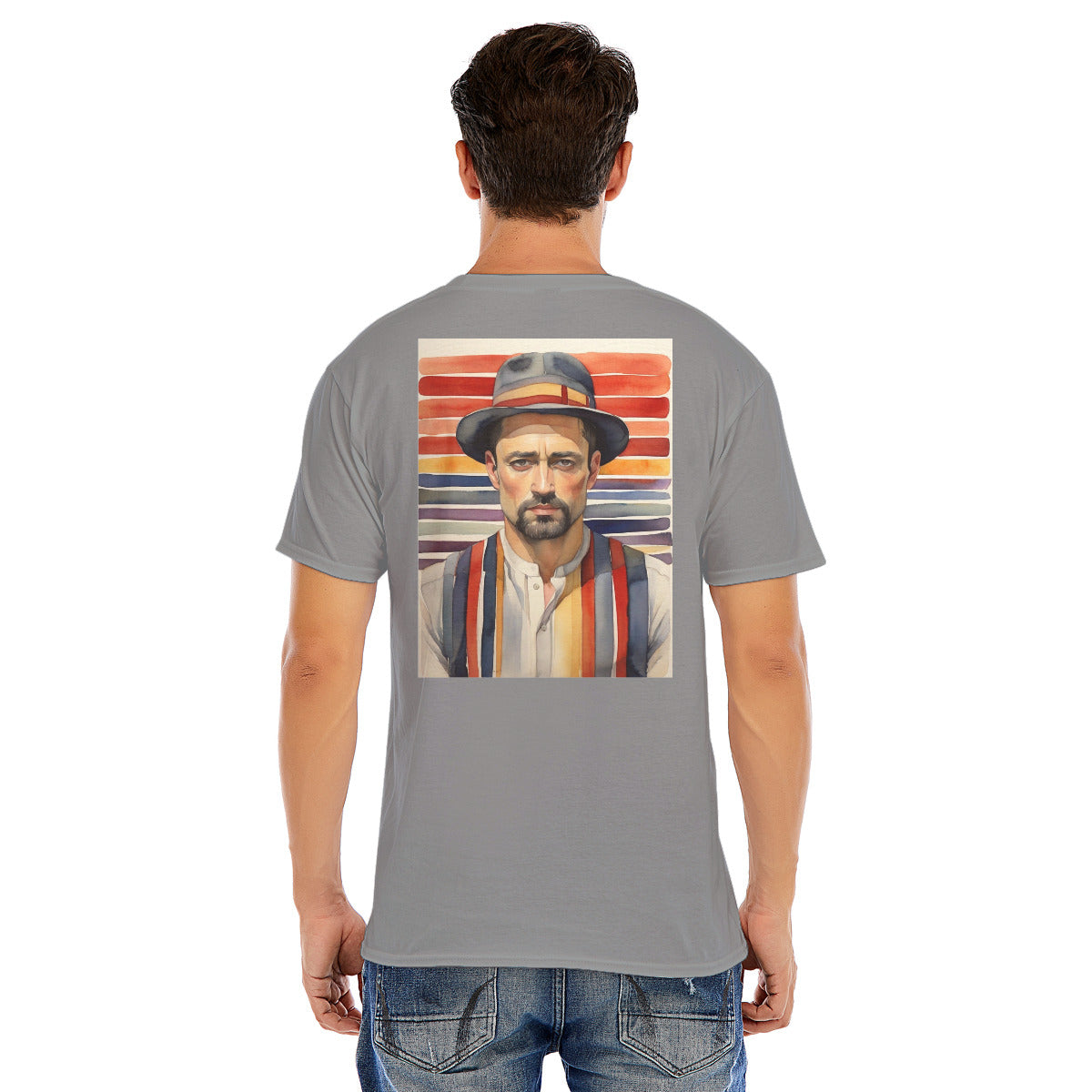 Stripes 106 -- Unisex O-neck Short Sleeve T-shirt