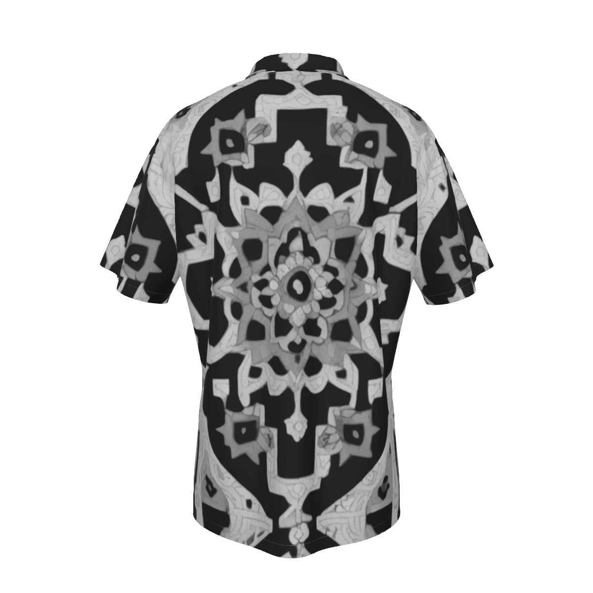 Noir -- Men's Hawaiian Shirt With Pocket