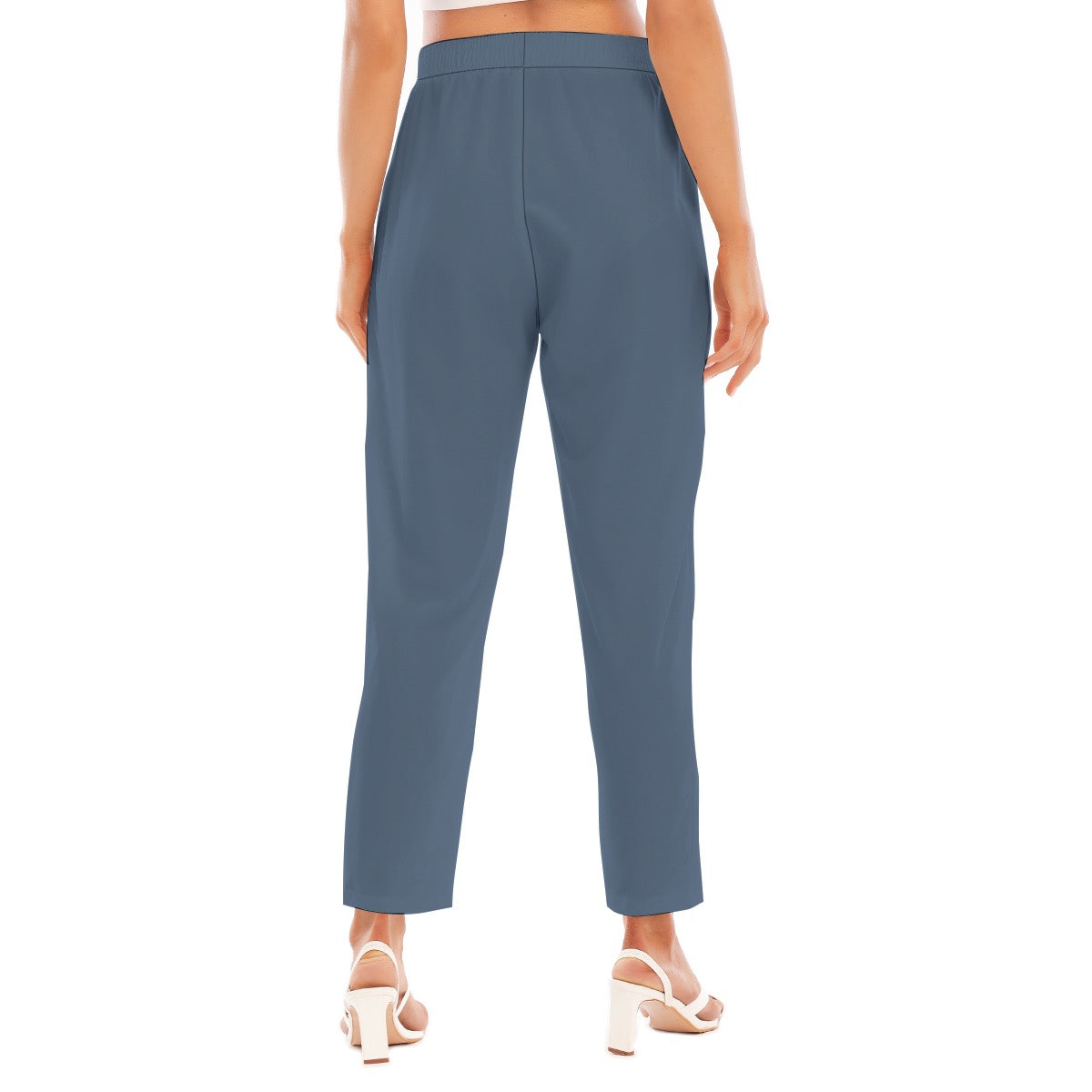 Blue -- Women's Loose Straight-leg Pants