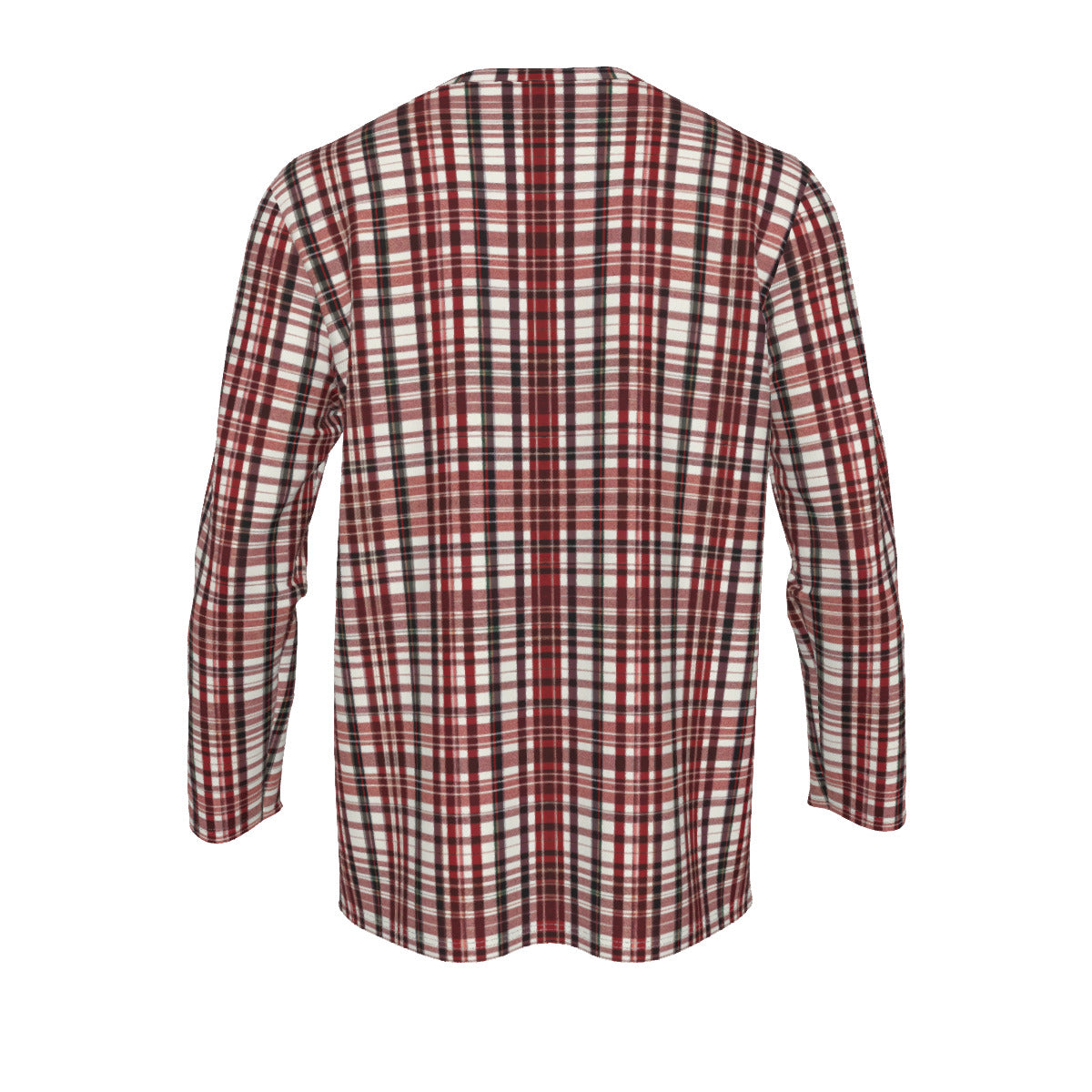 Eilean tartan -- Men's V-neck Sweatshirt With Long Sleeve