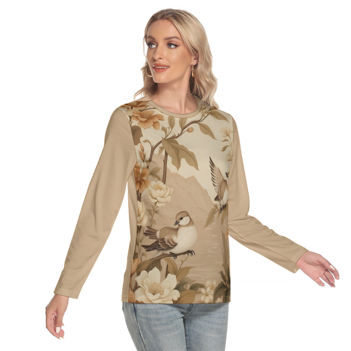 Fantasy Song 102 -- Women's O-neck Long Sleeve T-shirt