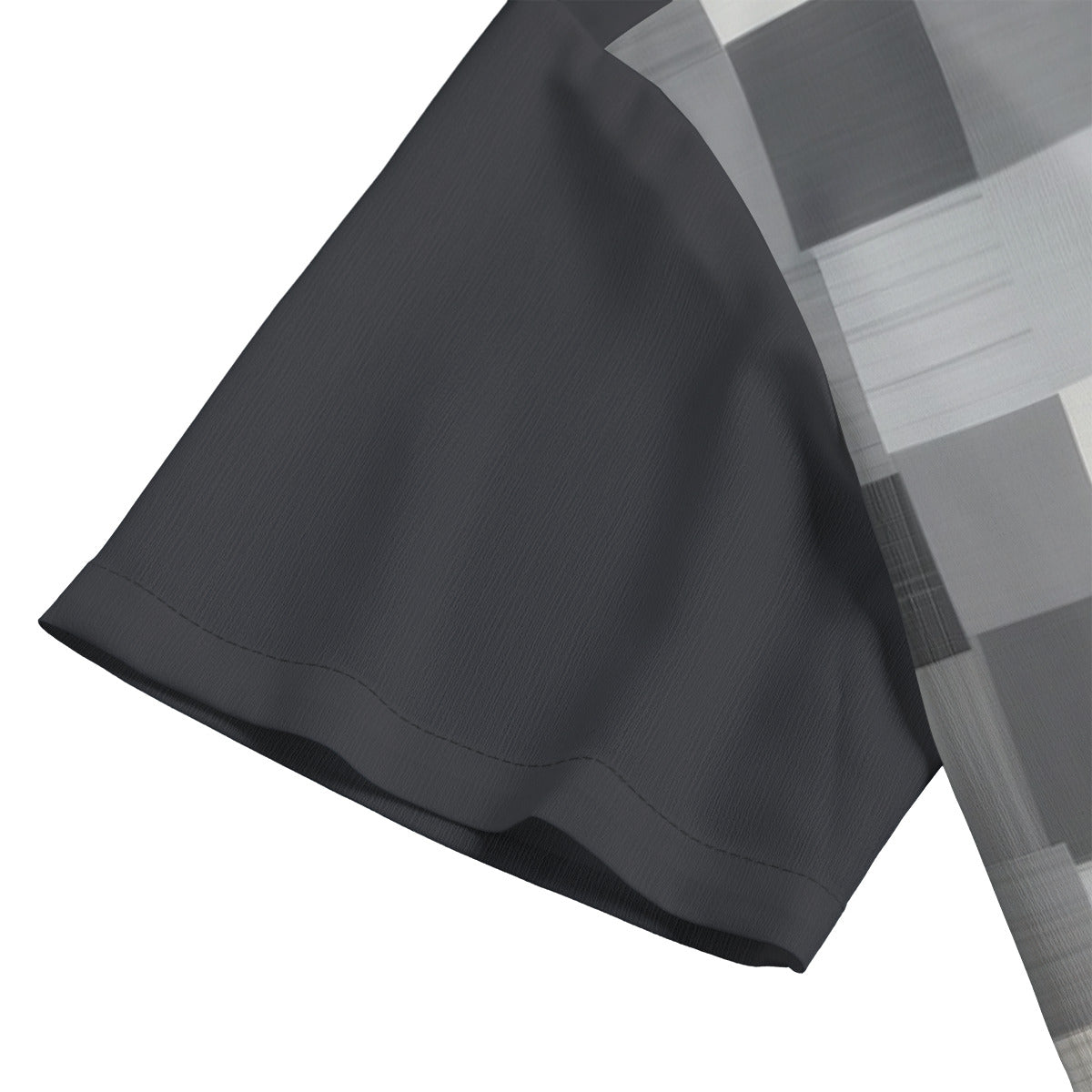 B&W -- Men's Henley Short Sleeve Shirt